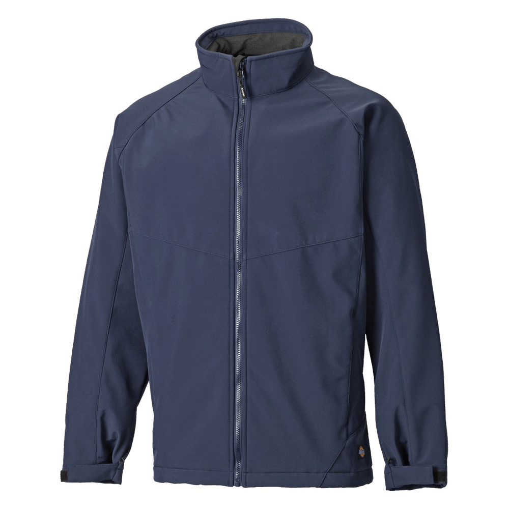 Dickies Full Zip Waterproof Softshell Jacket JW84950 Navy XL