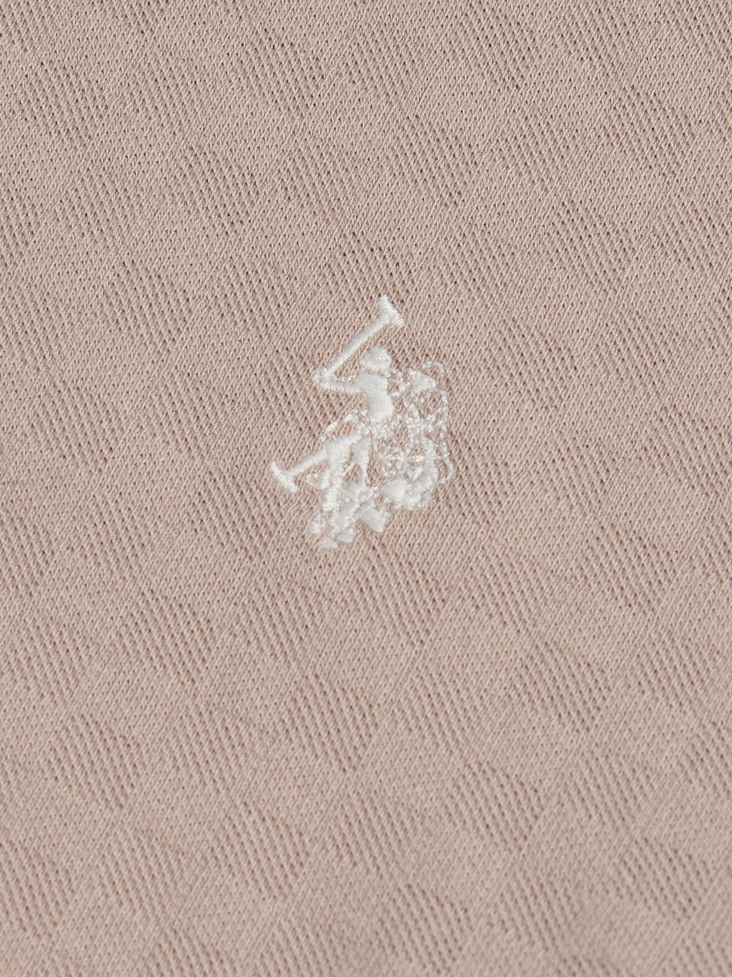 Mens Check Texture T-Shirt in Atmosphere