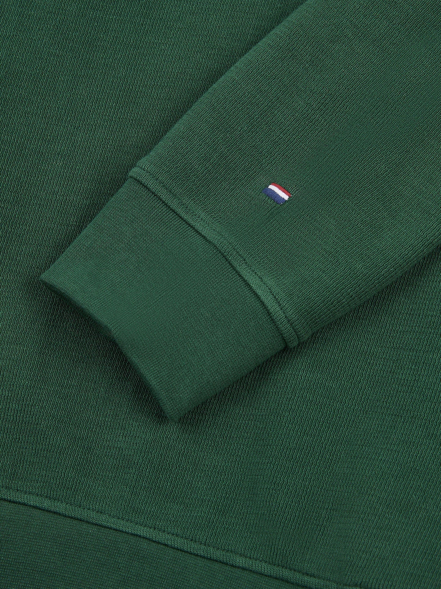 Mens French Rib 1/4 Funnel in Pineneedle