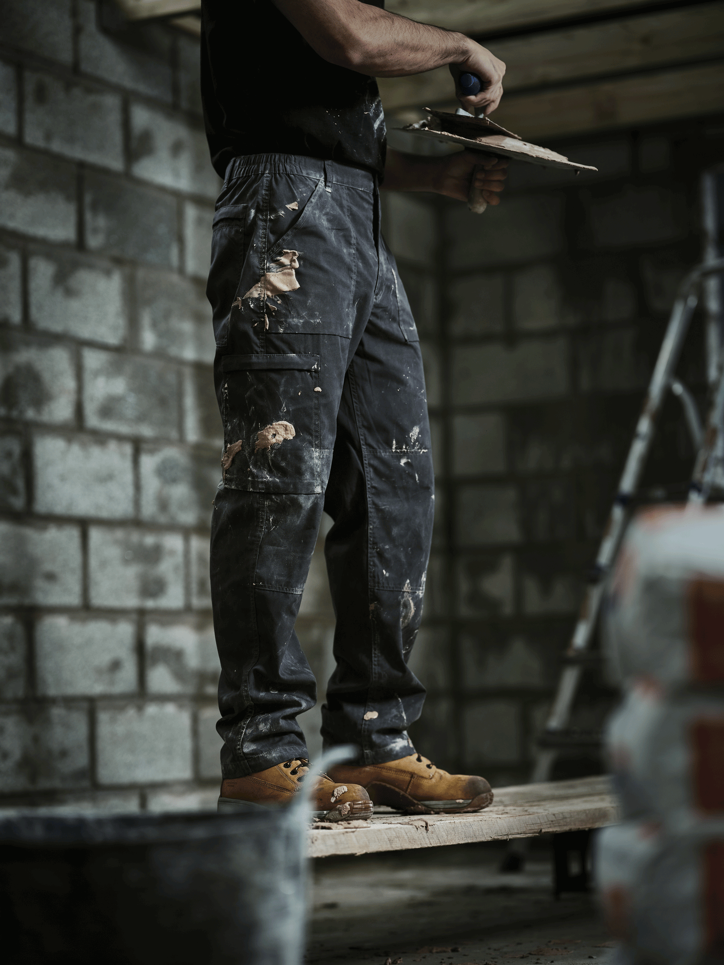 Regatta TRJ330 Water-Repellent Multi-Pocket Action Trousers Dark Grey, 33" Waist 31" Leg