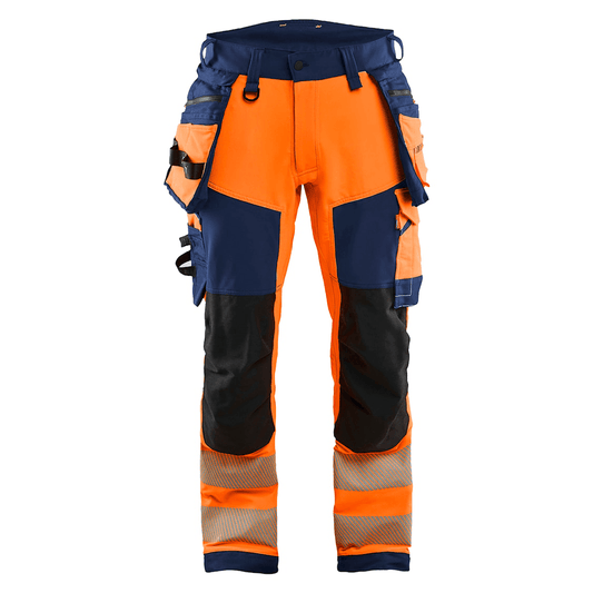 Blaklader 1122 Hi-Vis 4-Way Stretch Kneepad Trousers