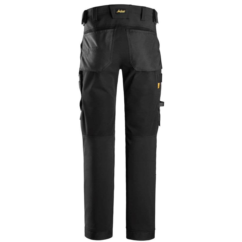 Snickers 6375 AllroundWork 4-way Stretch Trousers Black