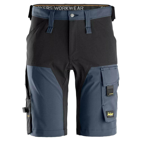 Snickers 6173 AllroundWork 4-Way Stretch Shorts Navy Blue 33" Waist, Snickers Size 48