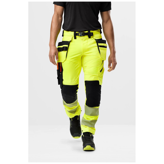 Snickers 6930 H-Vis Detachable Holster Pocket 4-Way Stretch Trousers Class 2
