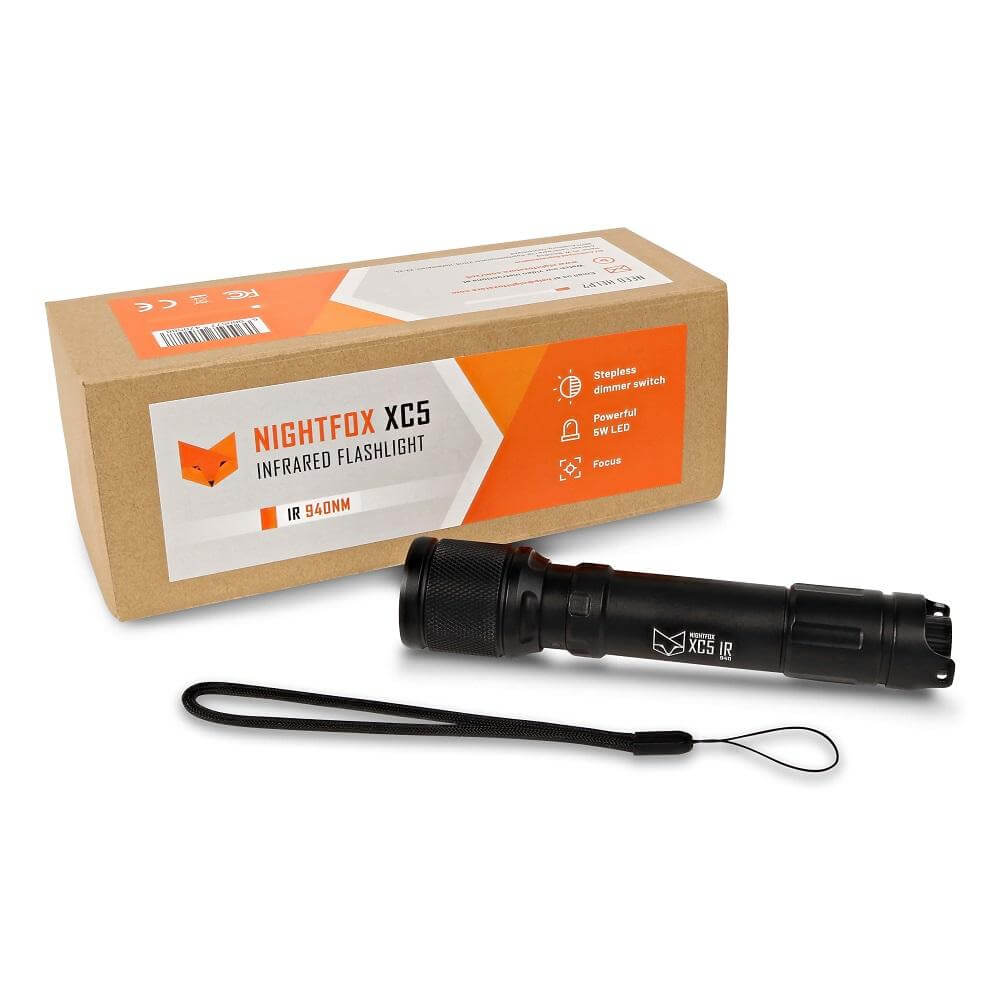 Nightfox XC5 940nm Low Glow Infrared LED Flashlight