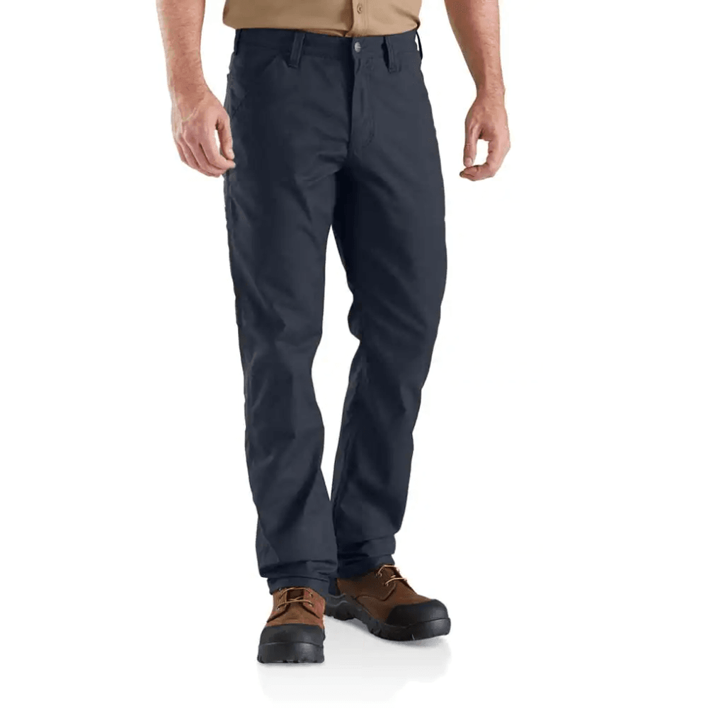 Carhartt 103109 Rugged Professional Series Flex Relaxed Fit Canvas Work Pant Trouser Navy Waist 31" / Leg 32"