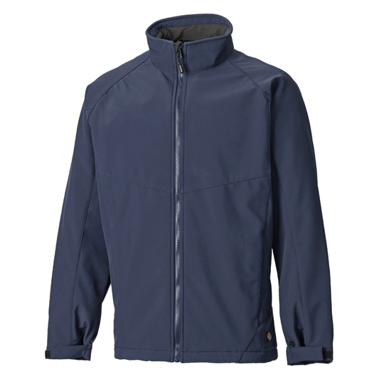 Dickies Full Zip Waterproof Softshell Jacket JW84950 Navy XL