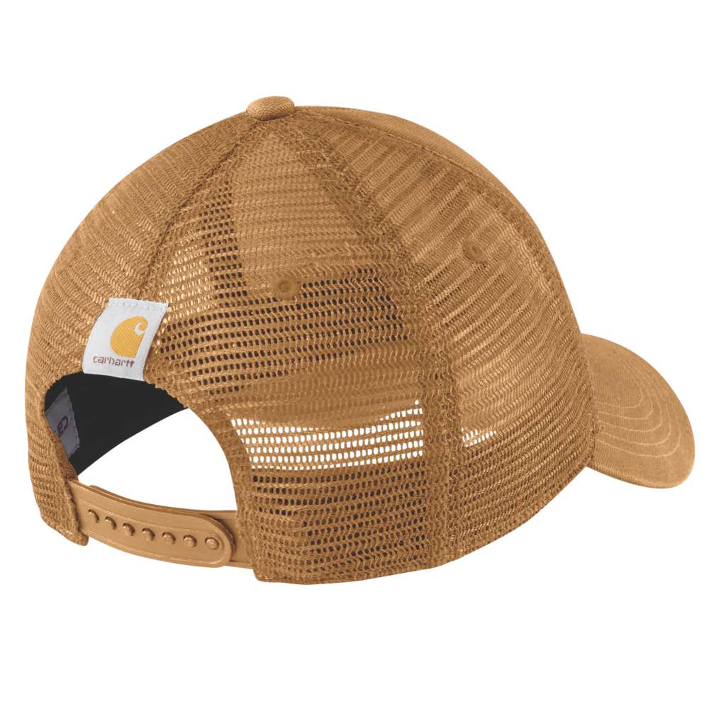 Carhartt 101195 Canvas Mesh Back Logo Graphic Cap