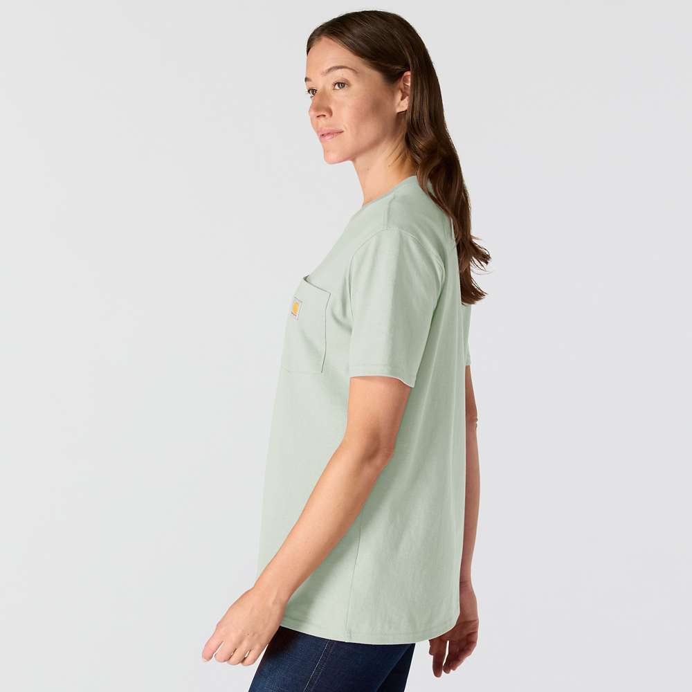 Carhartt 103067 Women's Loose Fit Heavyweight Short Sleeve K87 Pocket T-Shirt