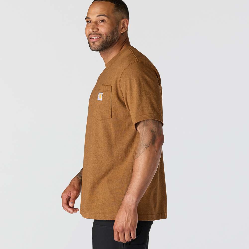Carhartt 103296 Relaxed Fit Heavyweight Short Sleeve K87 Pocket T-Shirt