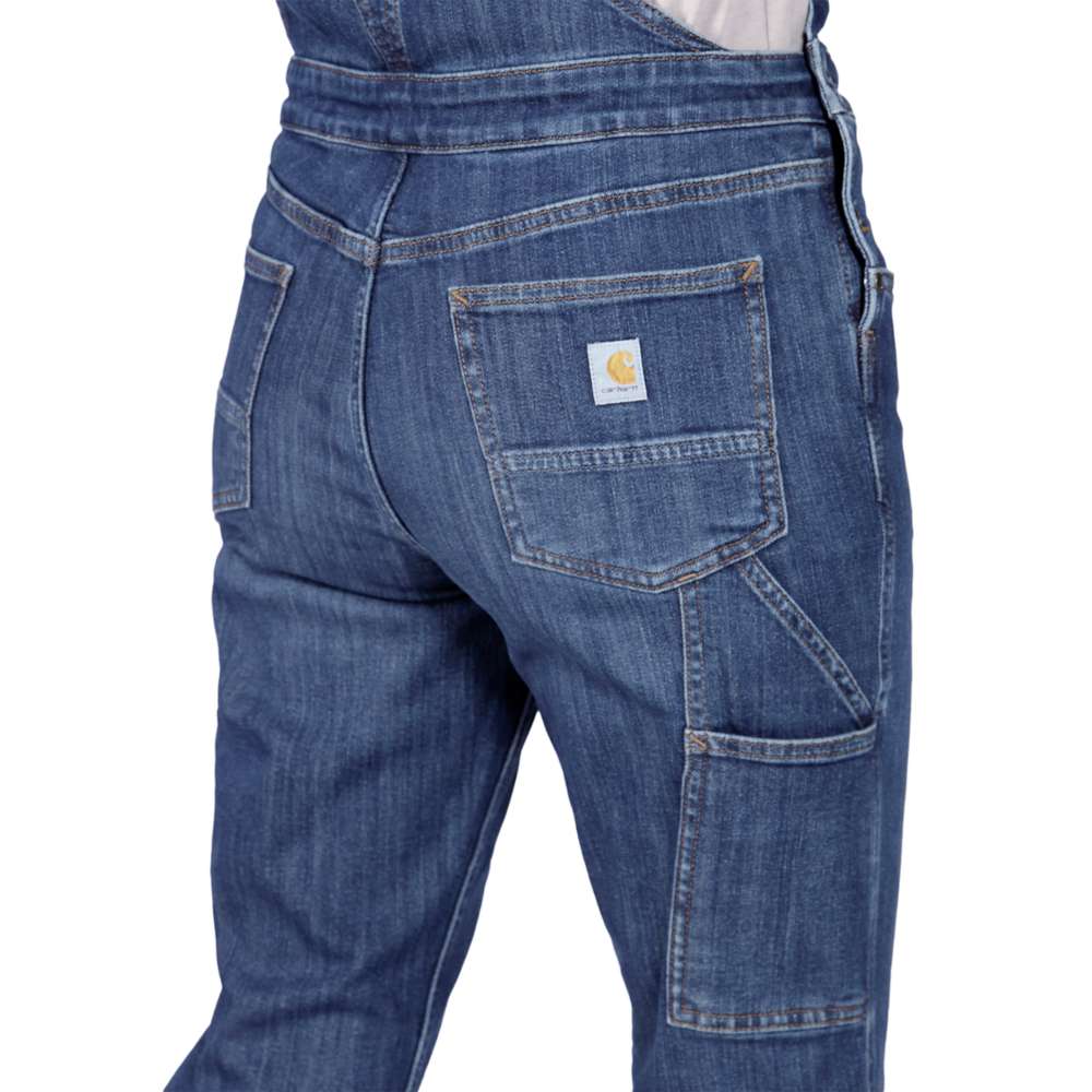Carhartt 106002 Women's Rugged Flex Relaxed Fit Denim Bib Overall