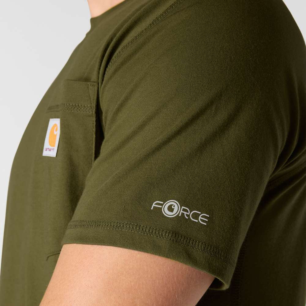 Carhartt 106652 Force Relaxed Fit Midweight Short-Sleeve Pocket T-Shirt