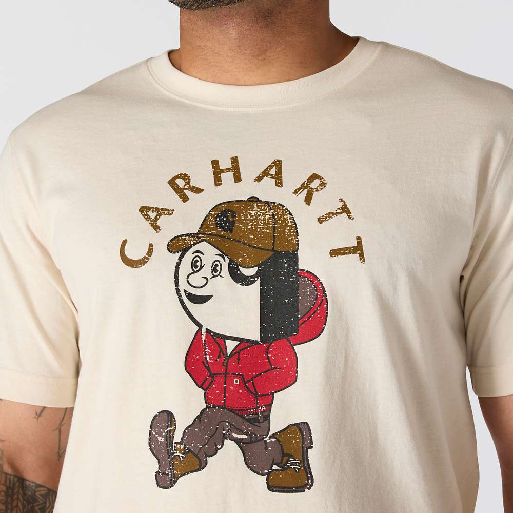 Carhartt 107051 Relaxed Fit Lightweight Short-Sleeve Active Jac Graphic T-Shirt