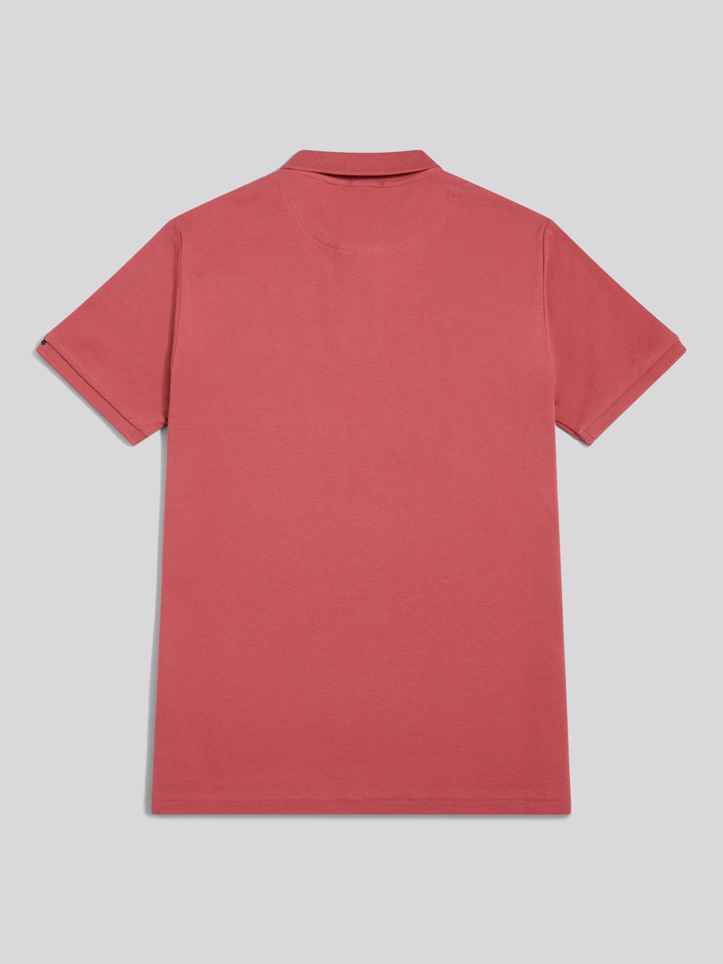 Mens Double Horsemen Polo Shirt Slate Rose