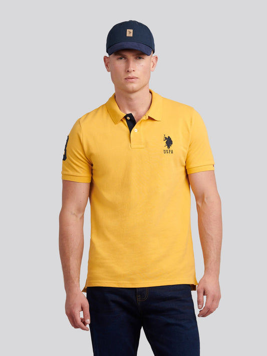 Mens Player 3 Polo Shirt Golden Apricot