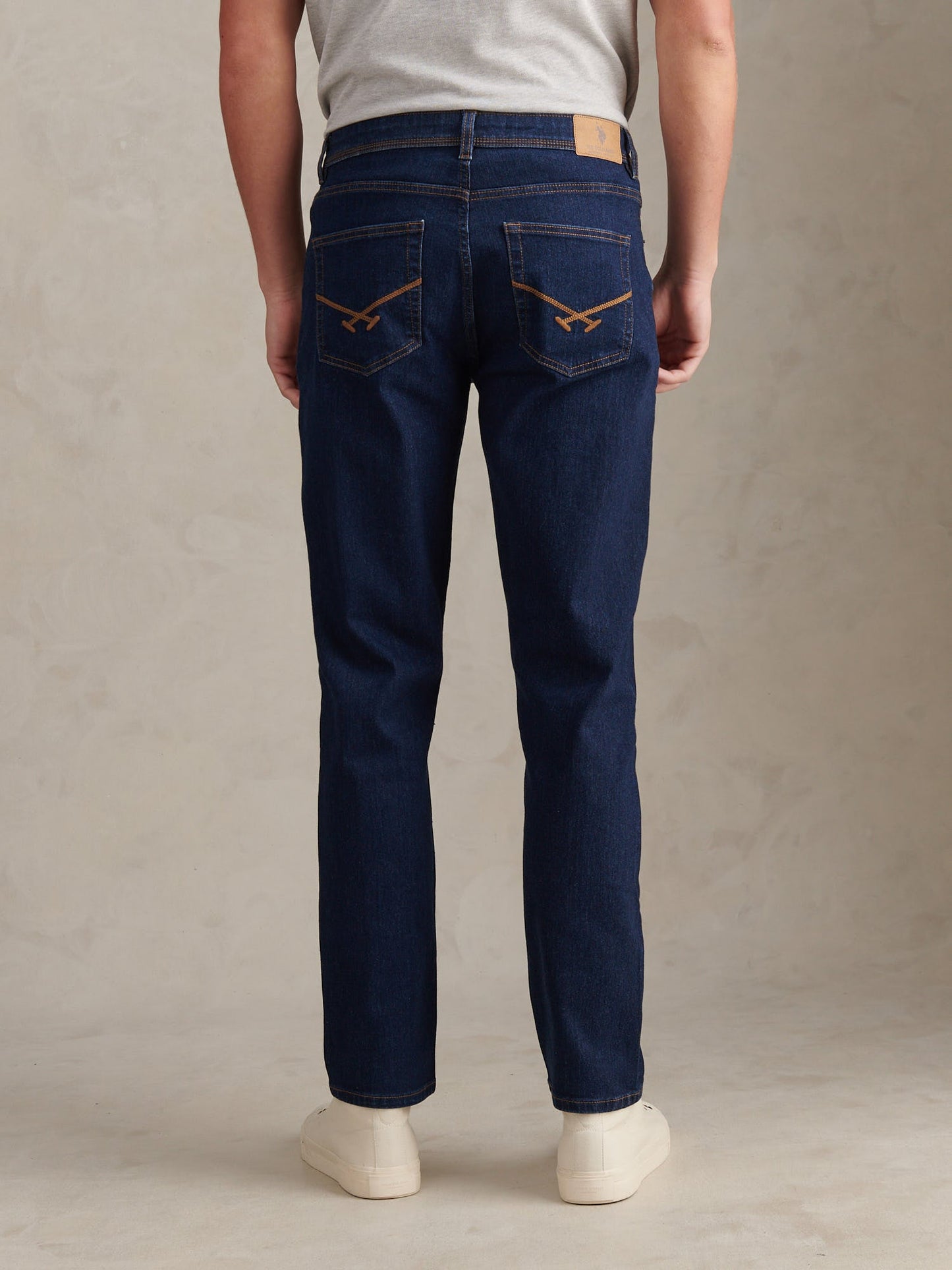 Mens Classic Fit Jean Rinse Wash