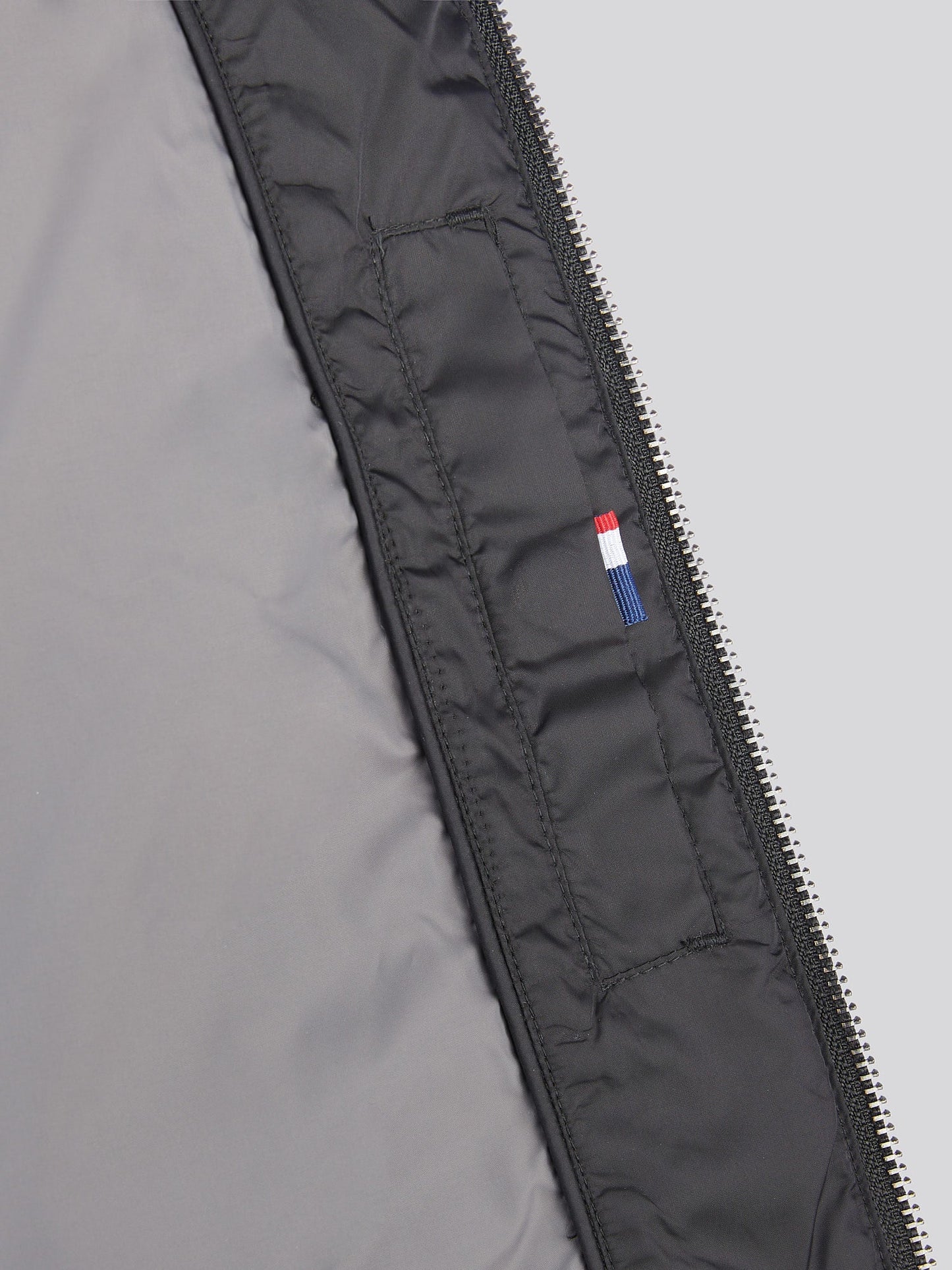 Mens Diamond Quilt Padded Collared Jacket in Black