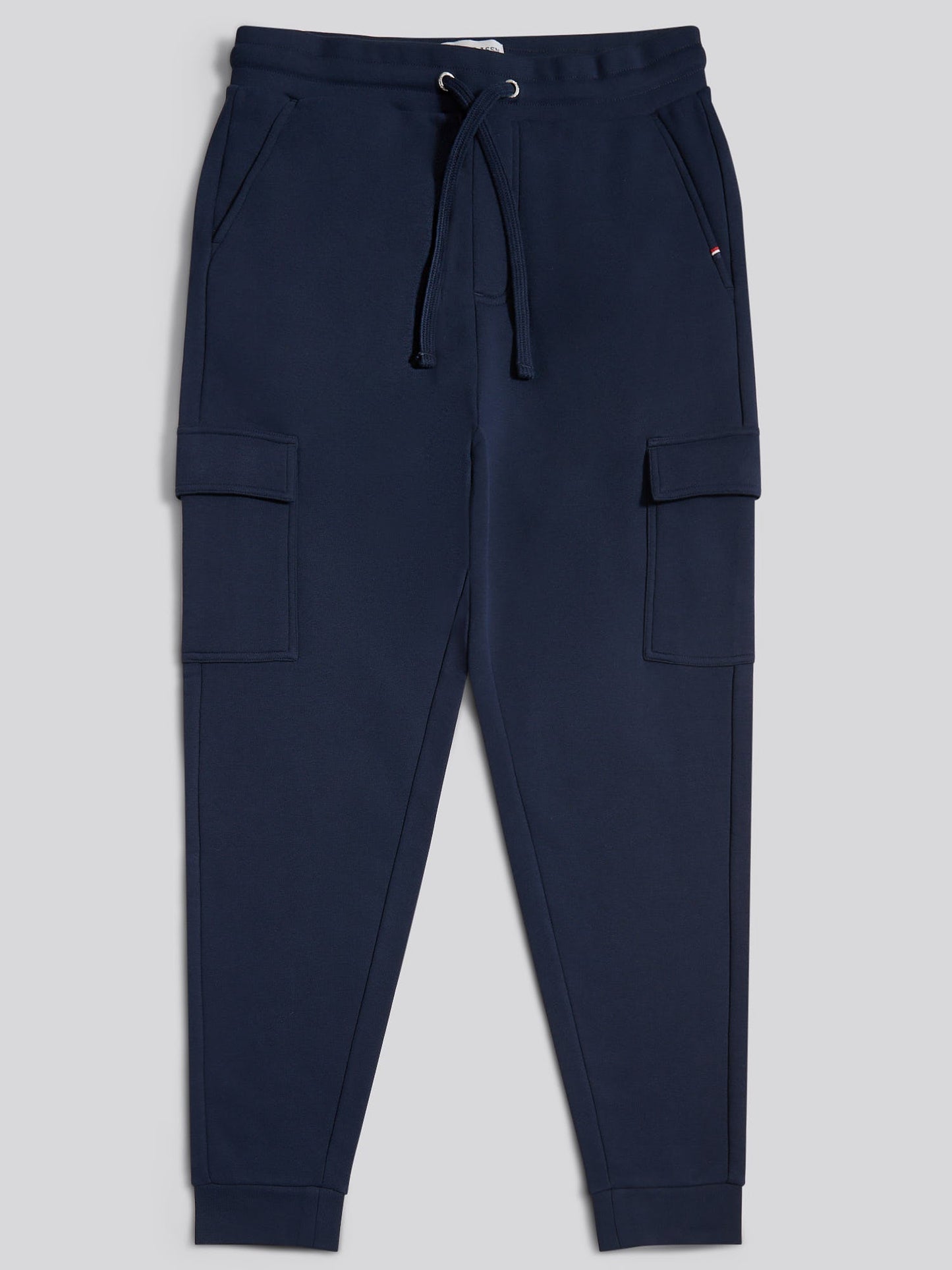 Mens Double Horsemen Cargo Sweat Jogger in Dark Sapphire Navy / Moonlight Blue DHM