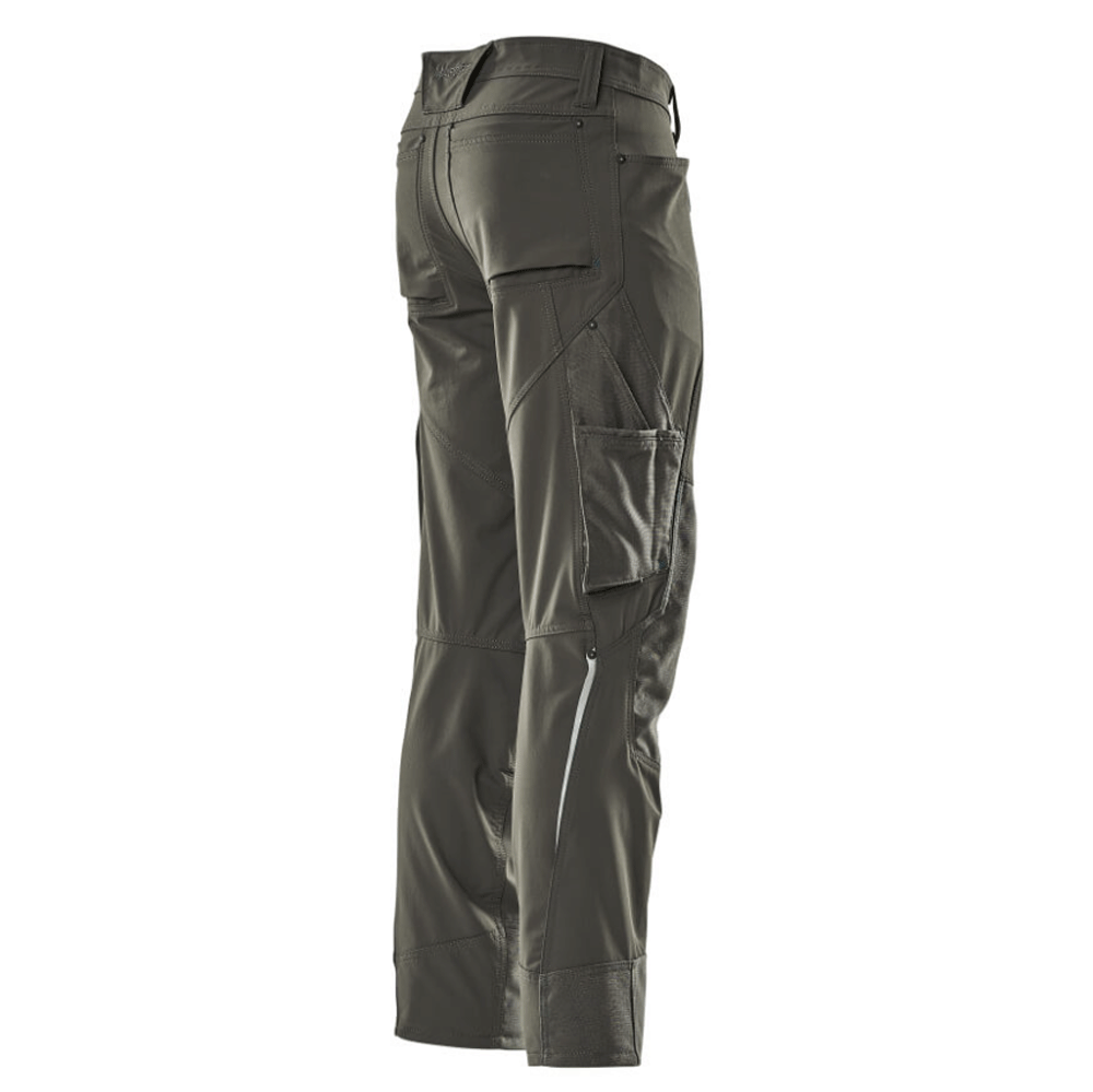 Mascot Advanced 17179 Ultimate Stretch Kneepad Work Trousers Dark Anthracite, 27" Waist 30" Leg