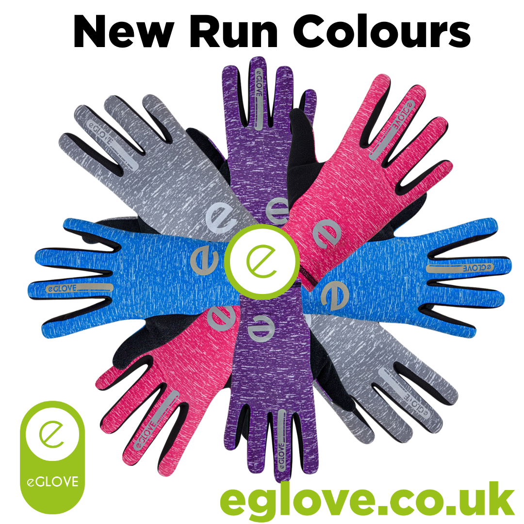 eGLOVE Run Gloves – Pink | Touchscreen Running Gloves