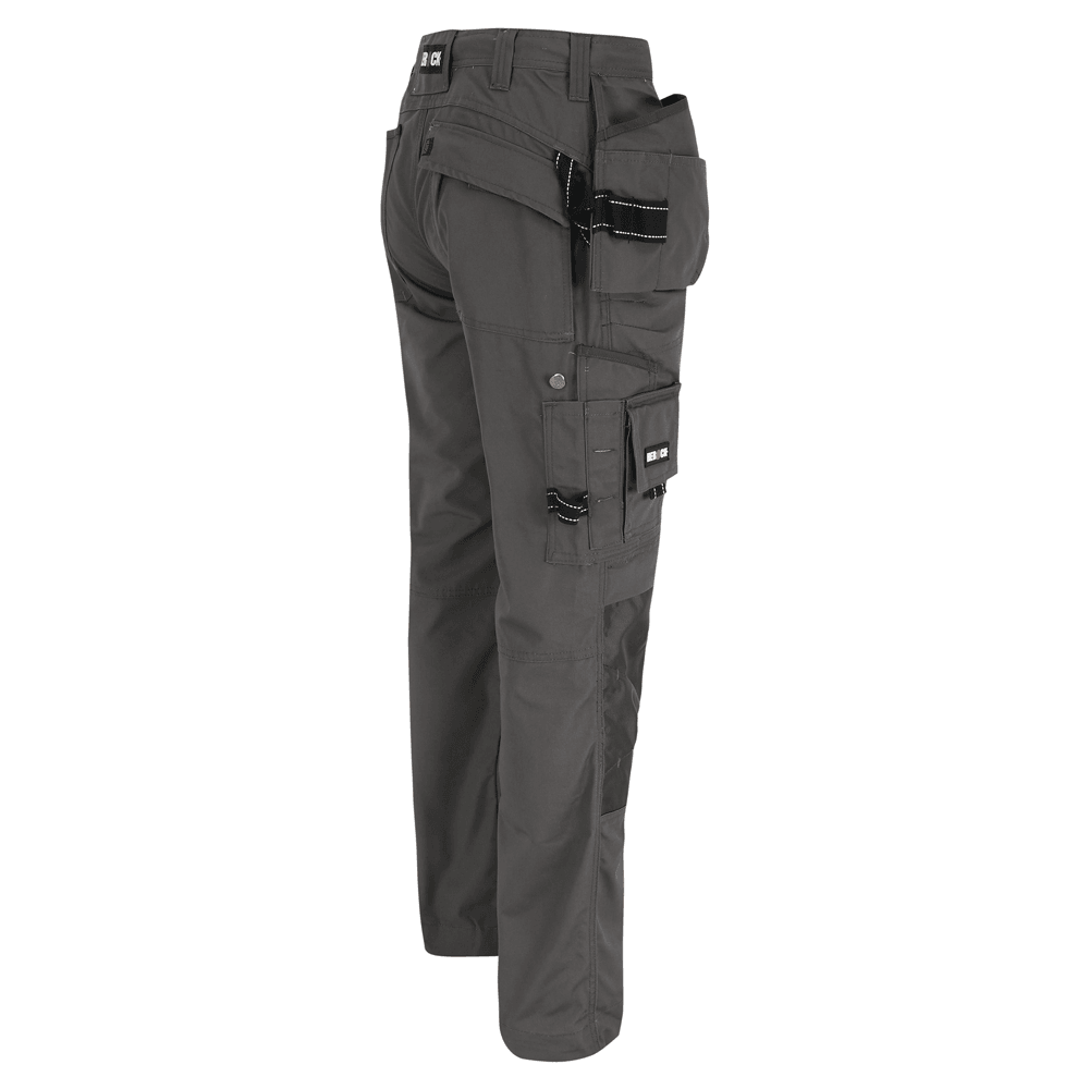 Herock Dagan Short Leg Water-Repellent Holster Pocket Kneepad Trousers Grey 36" Waist, 28" Leg