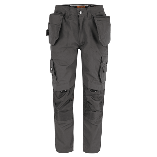Herock Dagan Short Leg Water-Repellent Holster Pocket Kneepad Trousers Grey 36" Waist, 28" Leg