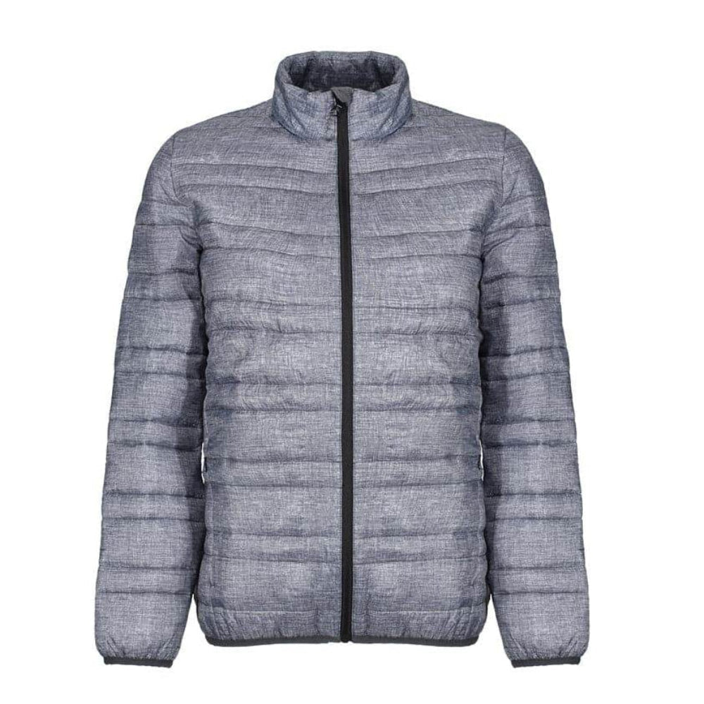 Regatta TRA496 Firedown Down Touch Insulated Work Jacket Grey Marl / Black 2XL