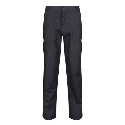 Regatta TRJ330 Water-Repellent Multi-Pocket Action Trousers Dark Grey, 33" Waist 31" Leg