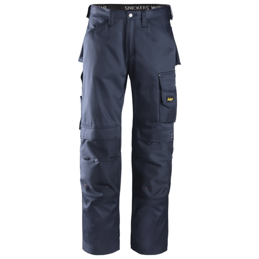 Snickers 3312 Craftsmen Trousers, DuraTwill Navy Blue Waist 44" - Leg 30" - Snickers Size: 116