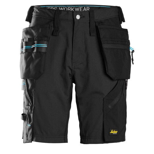 Snickers 6110 LiteWork, 37.5® Work Shorts Holster Pockets Black Snickers 44 / 30" Waist