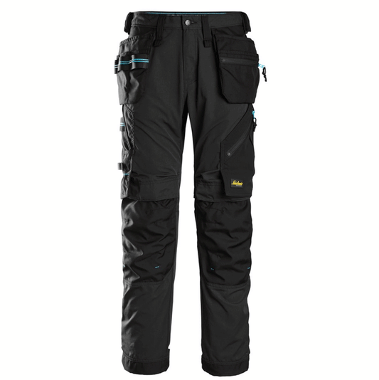 Snickers 6210 LiteWork, 37.5® Holster Pocket Work Trousers Black 38" Waist, 35" Leg