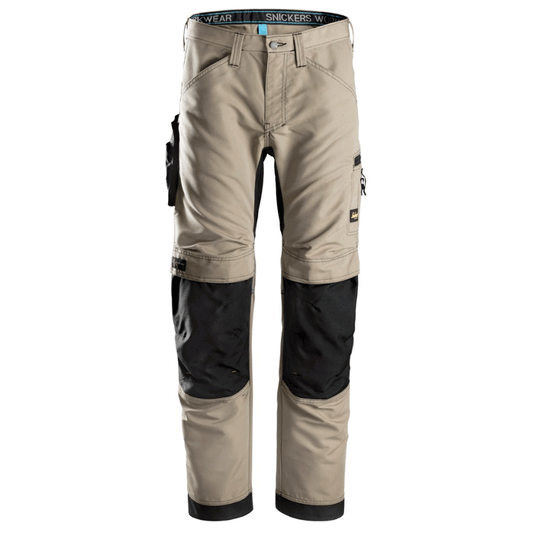 Snickers 6307 LiteWork 37,5® Work Kneepad Trousers Khaki 36" Waist - 37" Leg - Snickers Size 252