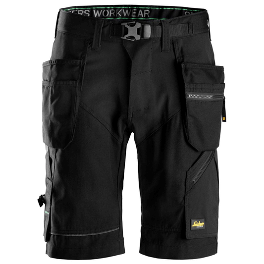 Snickers 6904 FlexiWork Holster Pocket Work Shorts Black Waist Size 31" / Snickers Size: 46