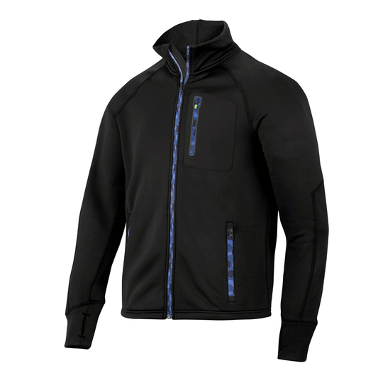 Snickers 8001 FlexiWork Stretch Fleece Jacket Black XS