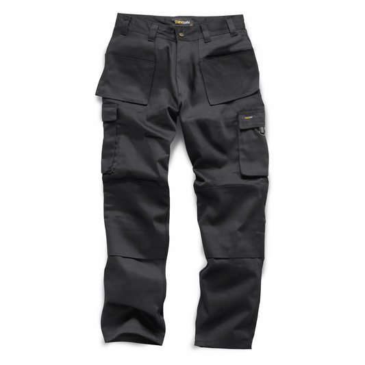 Standsafe WK001 Durable Heavy Duty Kneepad Trouser Black 30" Waist / 32" Regular Leg