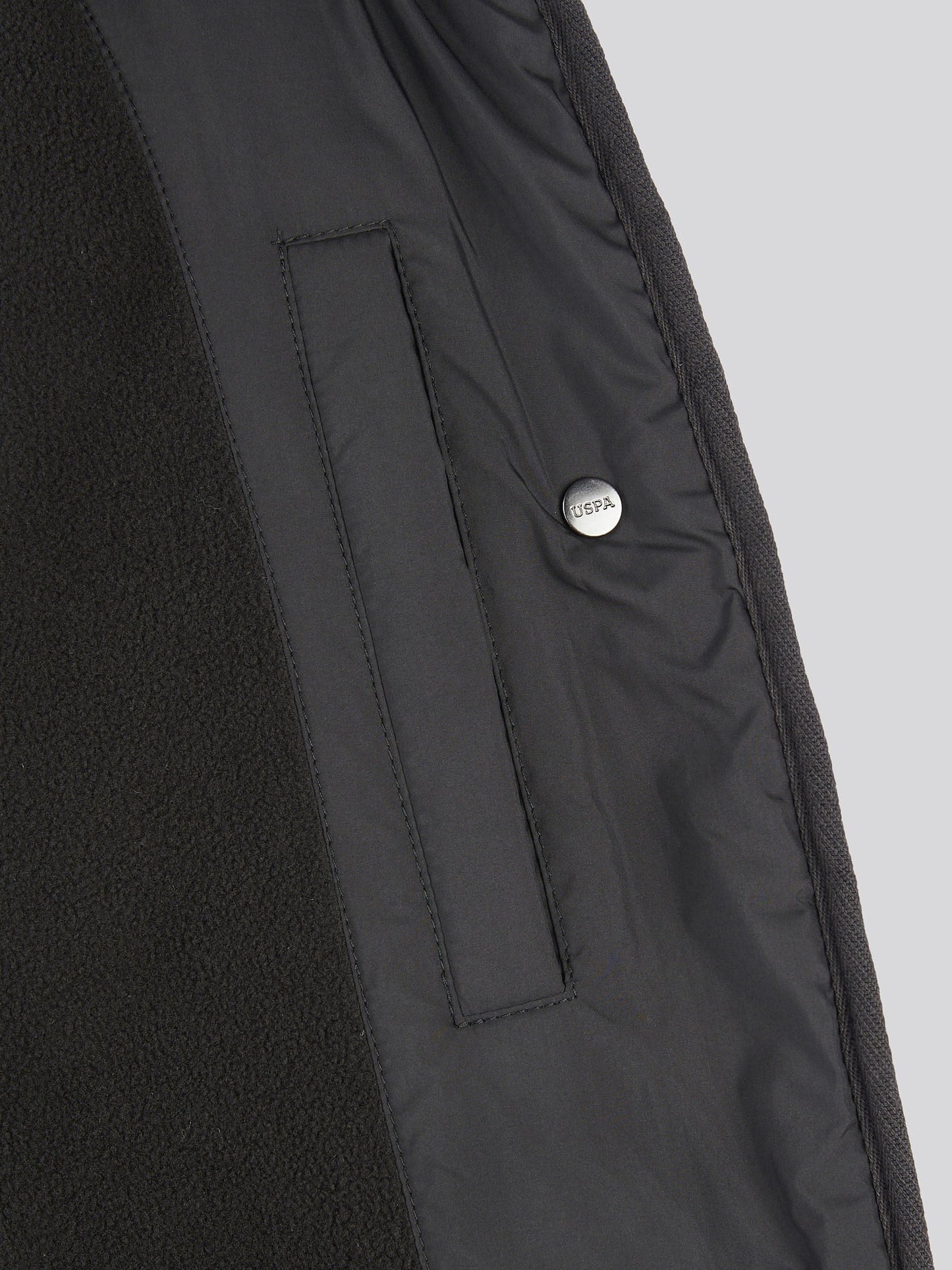 Womens Lightweight Quilted Jacket in Black