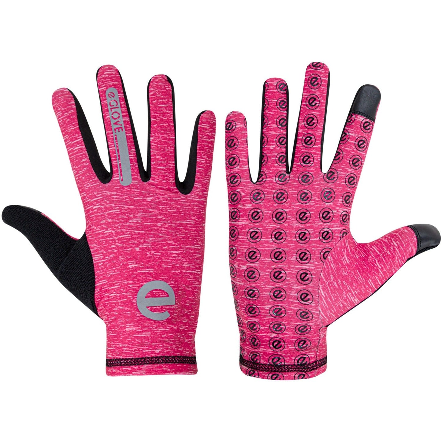 eGLOVE Run Gloves – Pink | Touchscreen Running Gloves