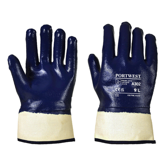 Portwest A302 Fully Dipped Nitrile Safety Cuff