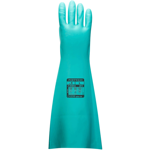 Portwest A2 Extended Length Nitrile Gauntlet