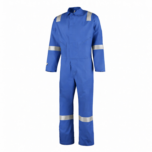 Pioner Lightweight Riggmaster Flame Retardant Anti-Static Coverall – 220gsm Royal Blue (Riggfras)